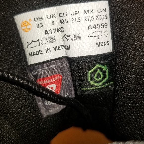 Timberland 6-Inch Waterproof Field Boot Black Nubuck Men's Boots - Picture 11 of 13